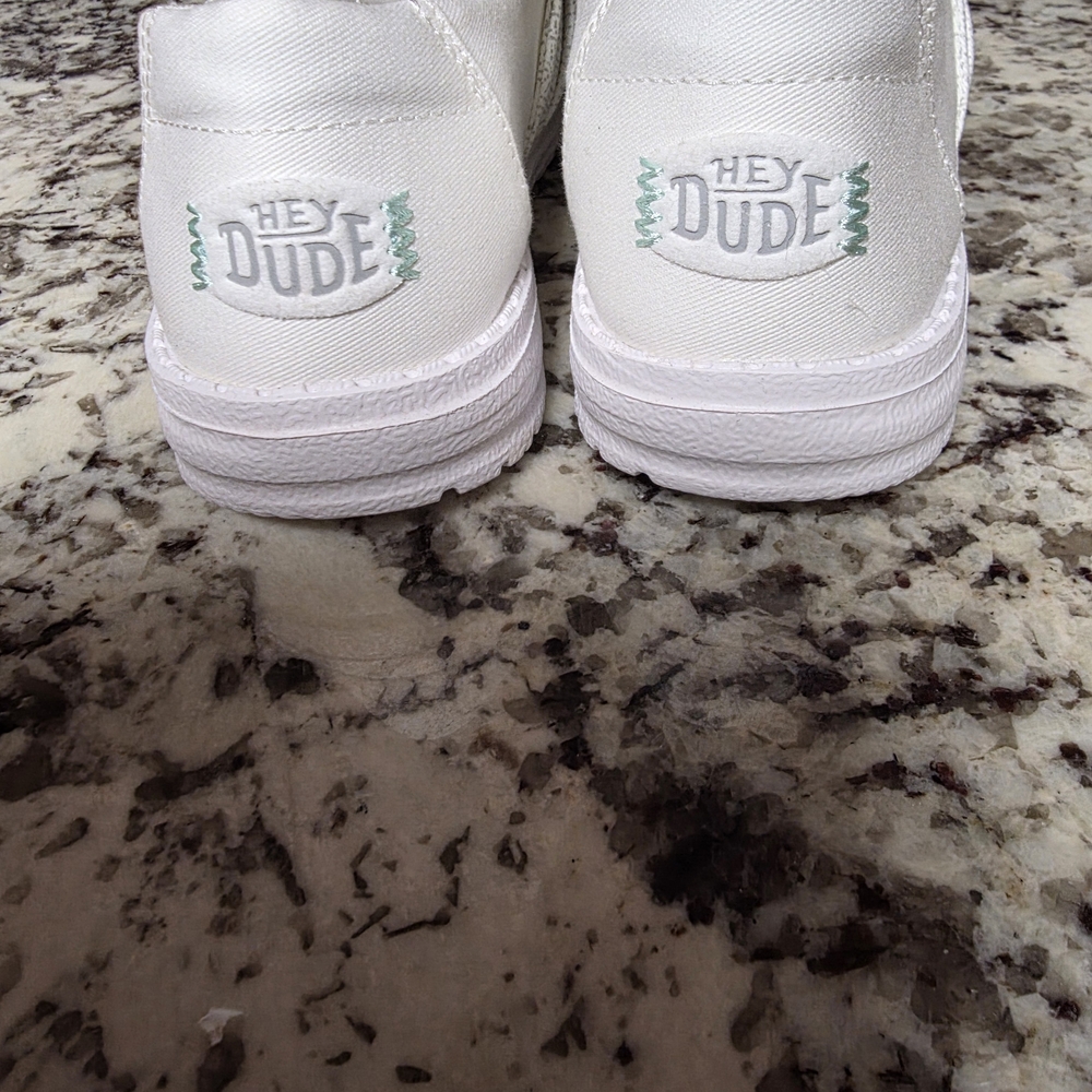 Hey Dude Women's Wendy Bow Essentials White Flats - Picture 5 of 5